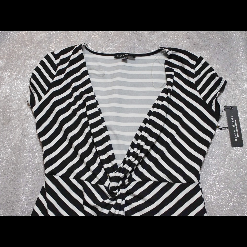 Striped  B&W dress